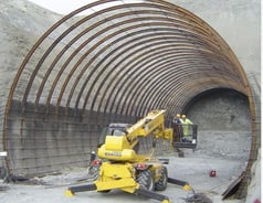 Uso del acero en construcciones bajo tierra.