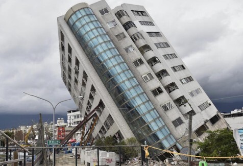 LAMINAS Y ACEROS EDIFICIO DESPUES DE TERREMOTO