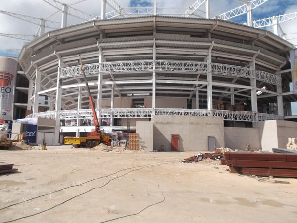 laminas y aceros-coliseo estructura acero y concreto