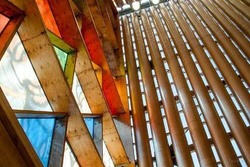 Catedral-de-cartón-Shigeru-Ban-detalle