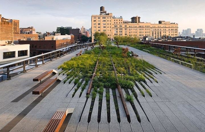 LAMINAS Y ACEROS PEATONAL HIGH LINE