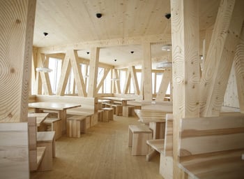 LAMINAS Y ACEROS REFUGIO MONTE ROSA INTERIOR