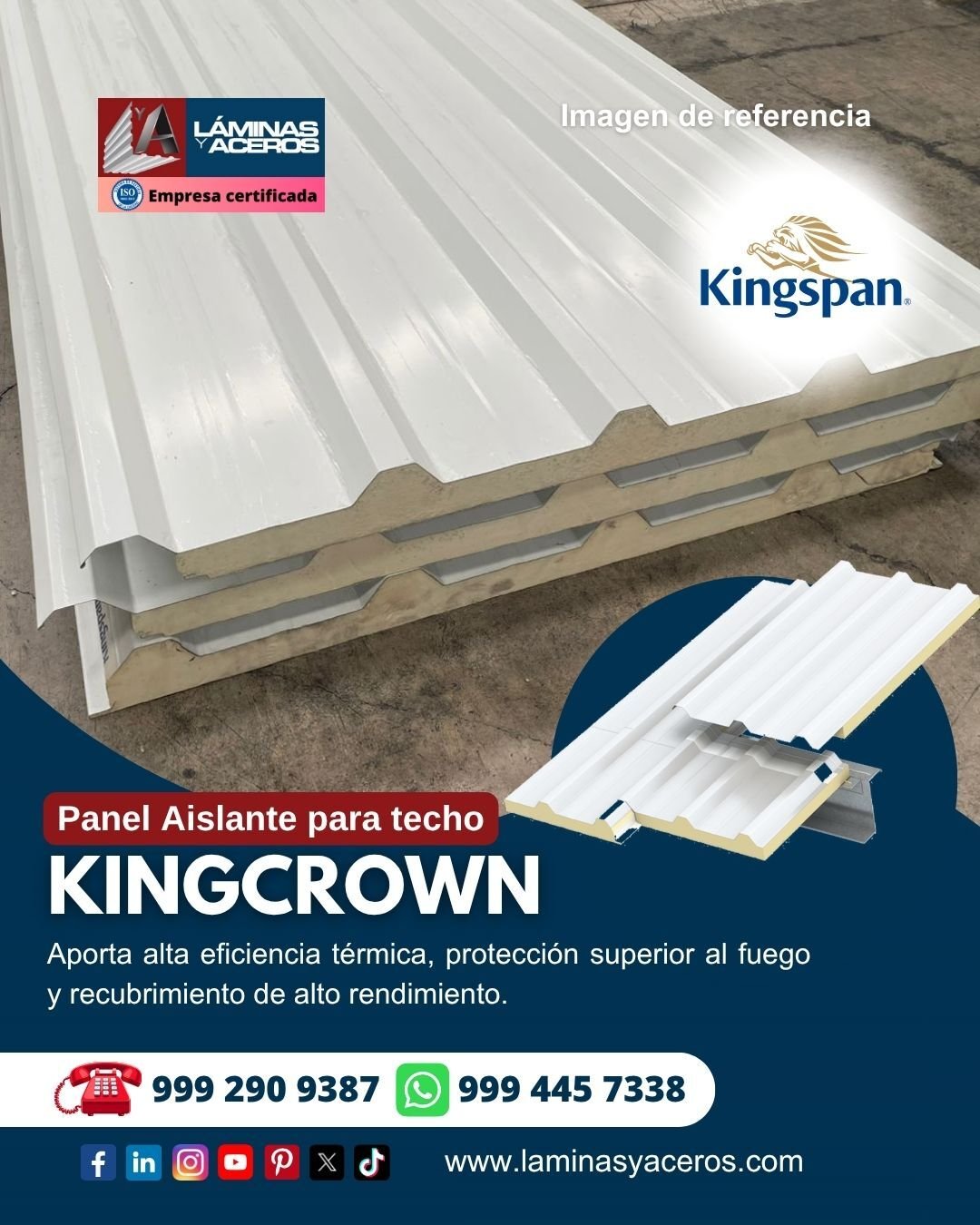 Laminas y Aceros-Panel Aislante-Kingcrown