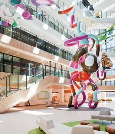 LAMINAS Y ACEROS INTERIOR DE HOSPITAL ROYAL CHILDREN
