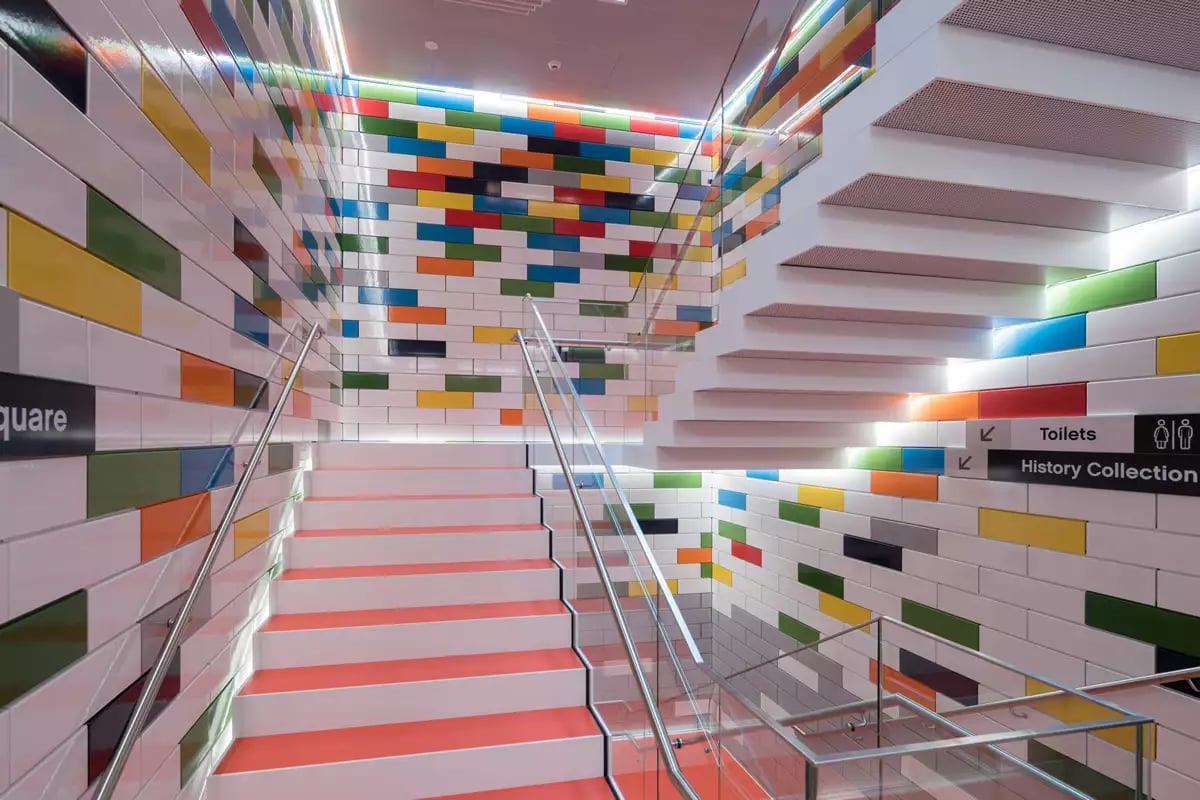 escaleras lego