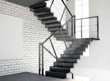 escaleras-modernas-de-herreria-de-dos-tramos-en-interior-de-una-casa