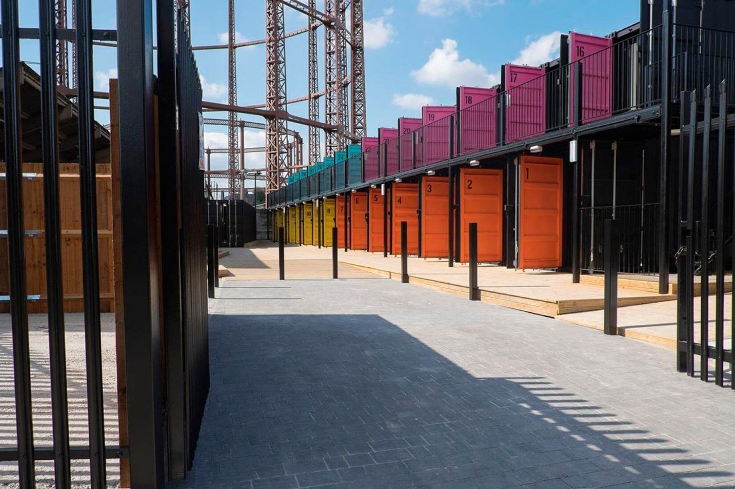 Containerville lo nuevo en oficinas en Londres.