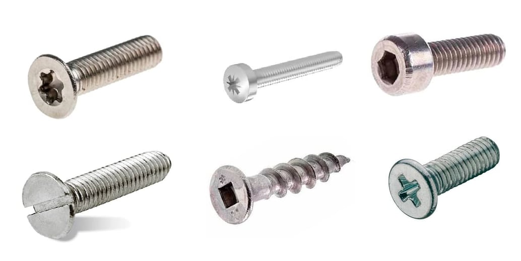 Diferencia entre tornillo y perno.